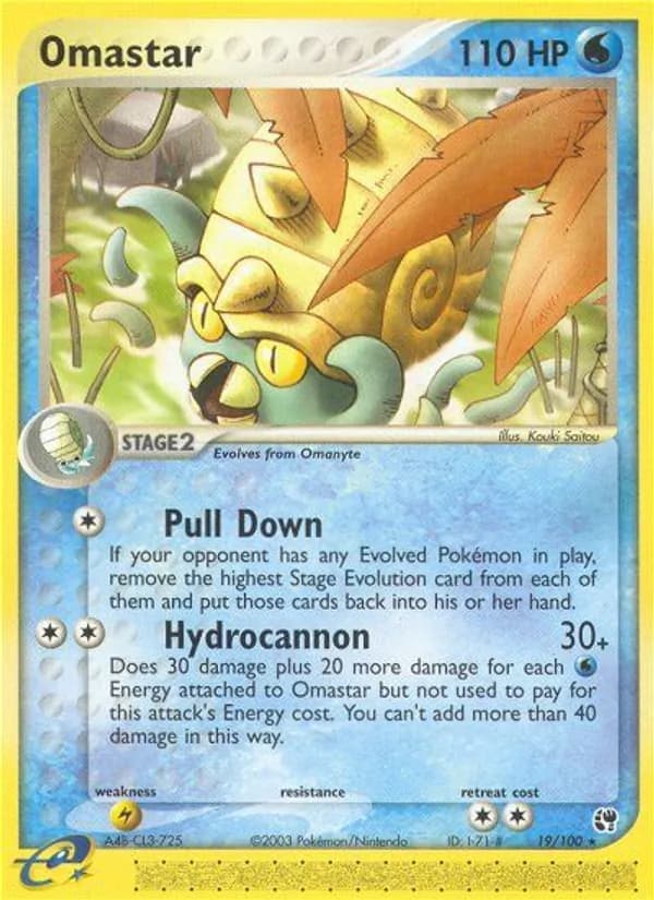 Omastar — Sandstorm, Rare
