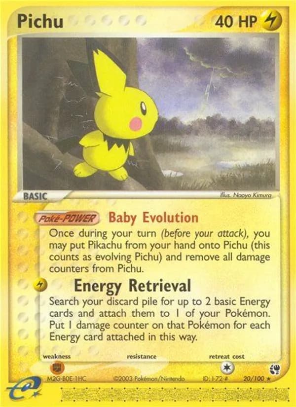 Pichu — Sandstorm, Rare