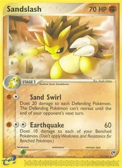 Sandslash — Sandstorm — Rare