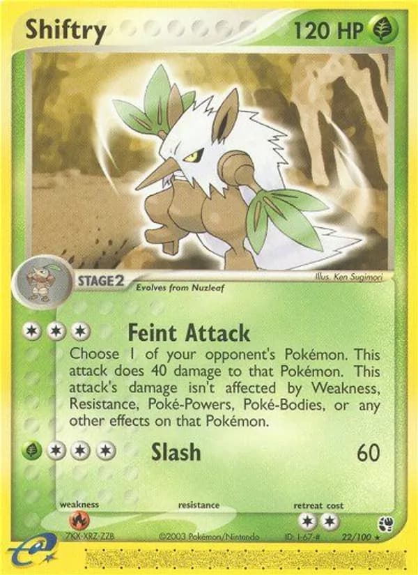 Shiftry — Sandstorm, Rare