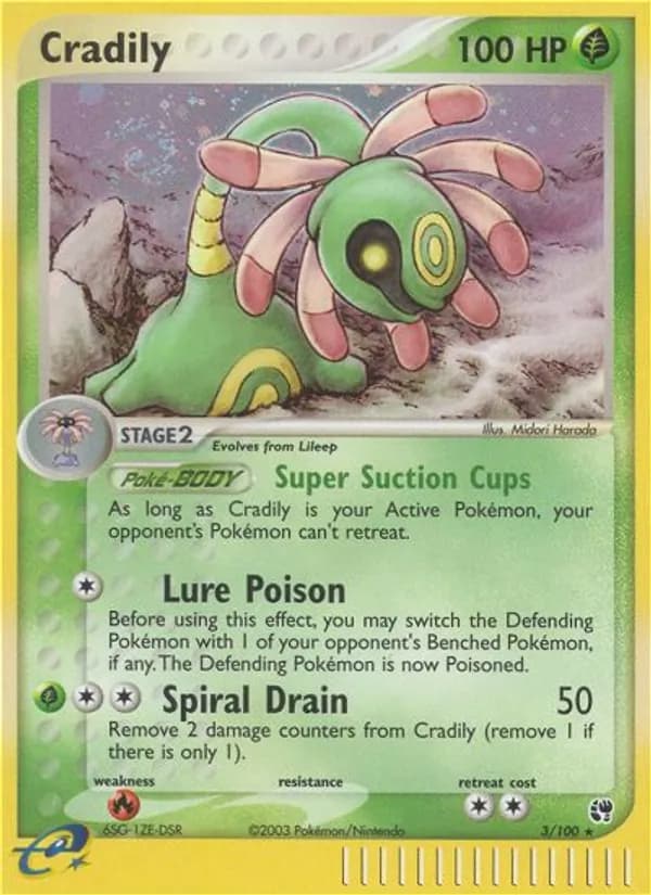 Cradily — Sandstorm, Rare