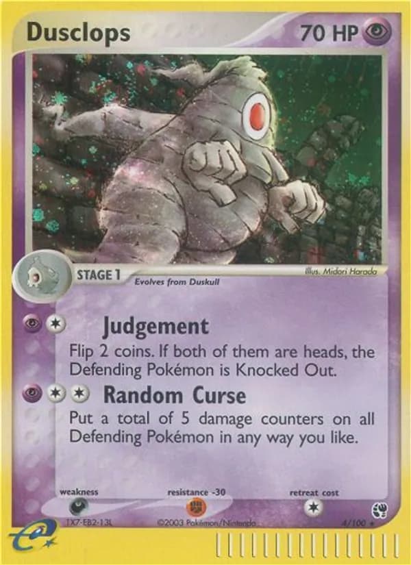 Dusclops — Sandstorm, Rare