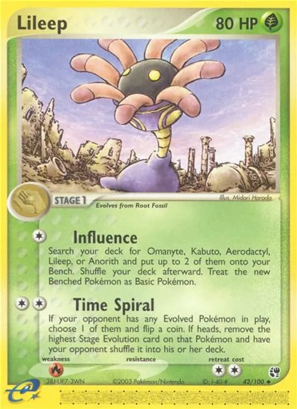 Lileep — Sandstorm, Uncommon
