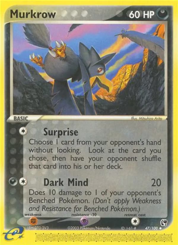 Murkrow — Sandstorm, Uncommon