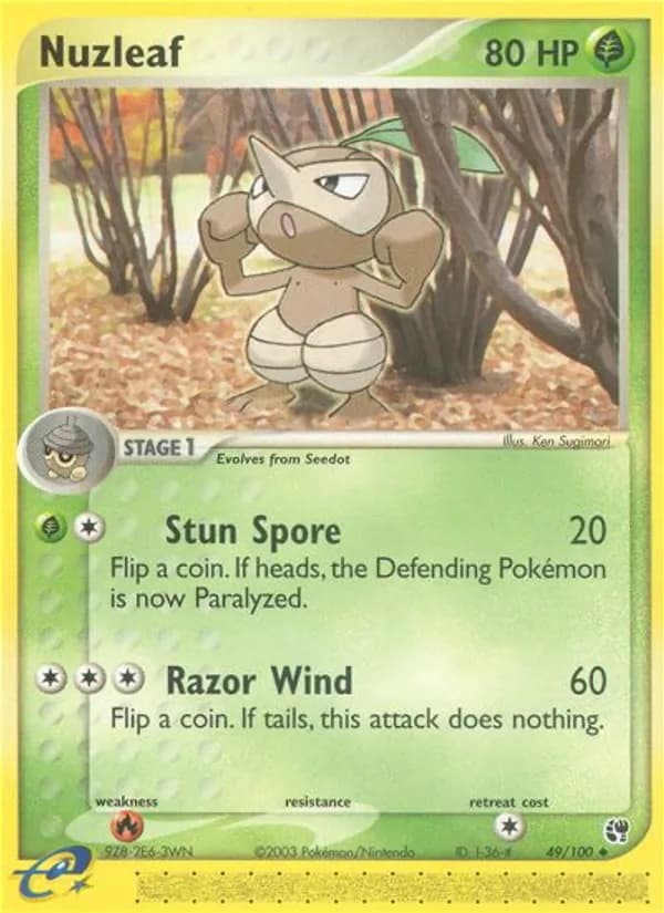 Nuzleaf — Sandstorm, Uncommon