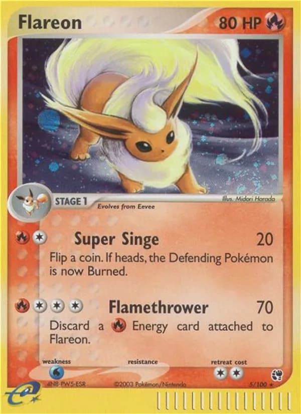 Flareon — Sandstorm, Rare