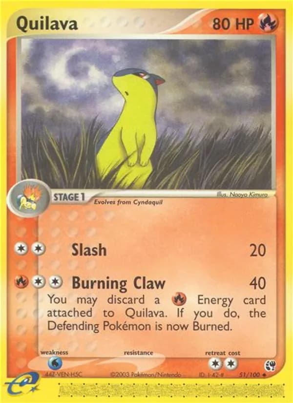 Quilava — Sandstorm, Uncommon