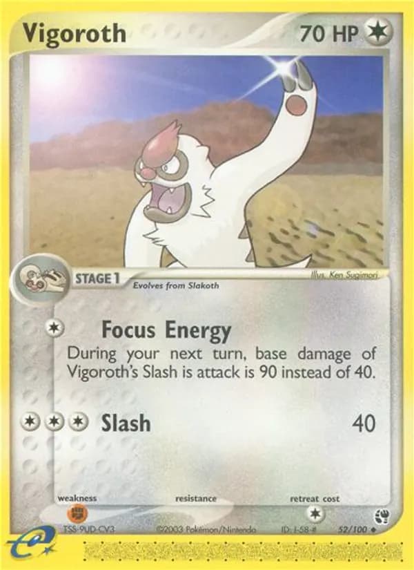 Vigoroth — Sandstorm, Uncommon