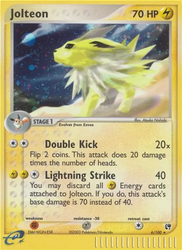 Jolteon — Sandstorm, Rare