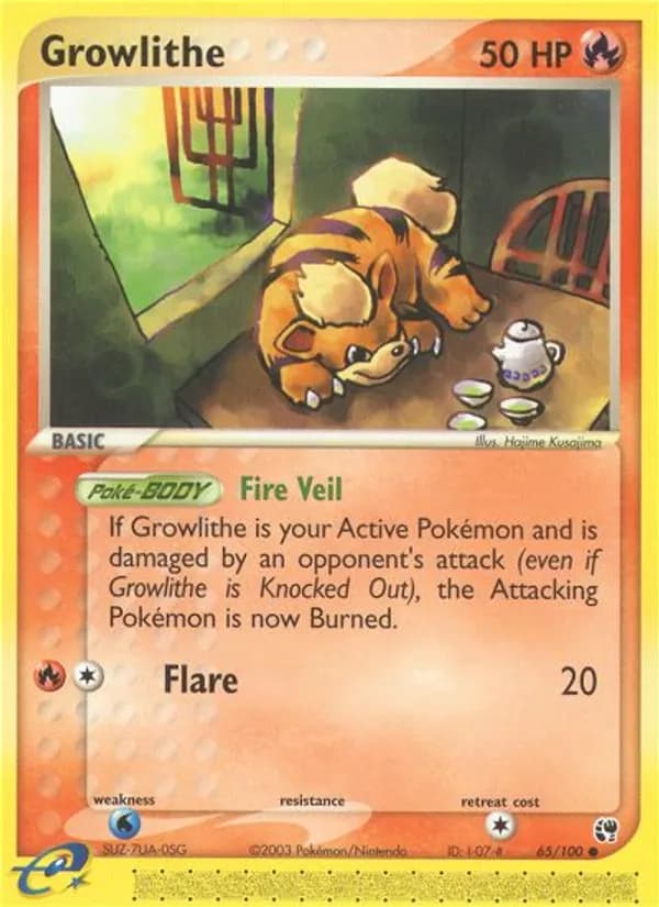 Growlithe — Sandstorm, Common