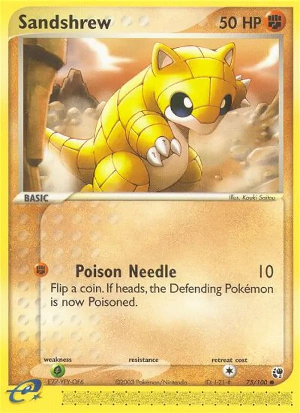Sandshrew — Sandstorm, Common
