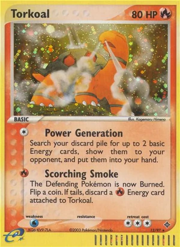 Torkoal — Dragon, Rare