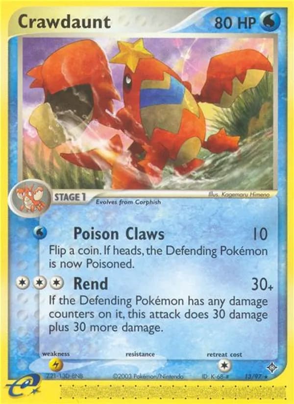 Crawdaunt — Dragon, Rare