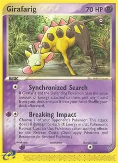 Girafarig — Dragon — Rare