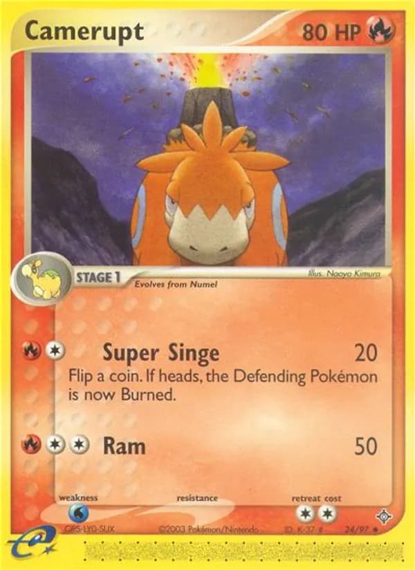 Camerupt — Dragon, Uncommon