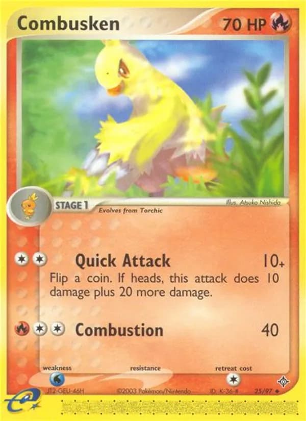 Combusken — Dragon, Uncommon