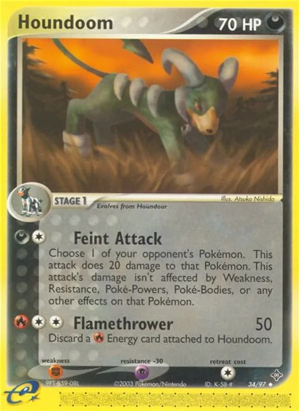 Houndoom — Dragon, Uncommon