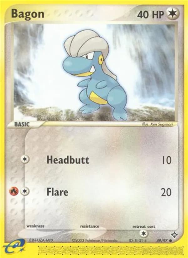 Bagon — Dragon, Common