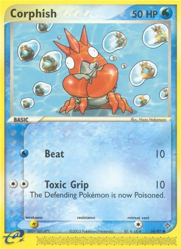 Corphish — Dragon, Common