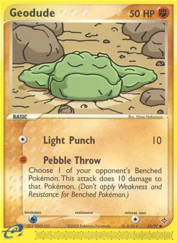 Geodude — Dragon, Common