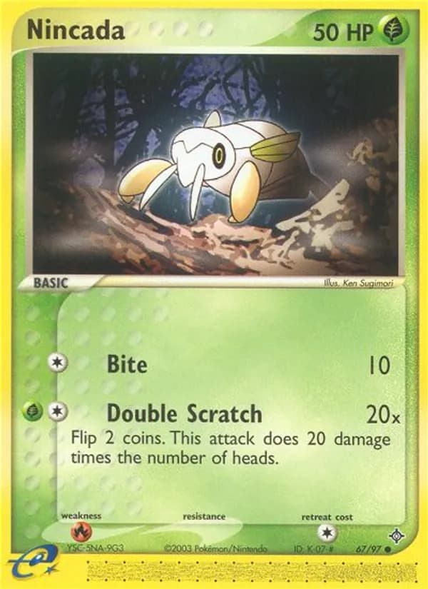 Nincada — Dragon, Common