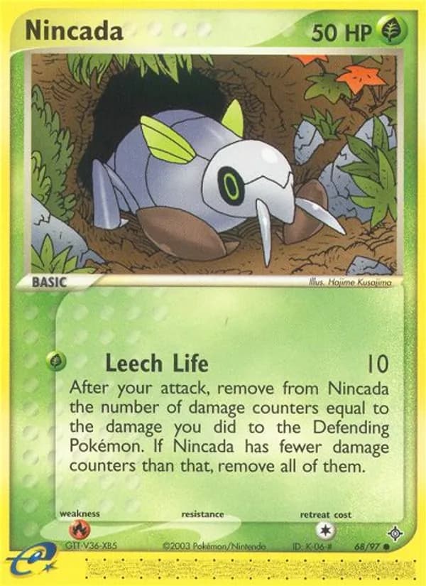 Nincada — Dragon, Common