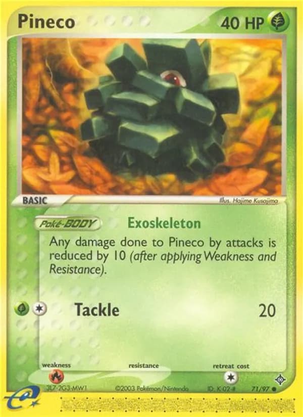 Pineco — Dragon, Common