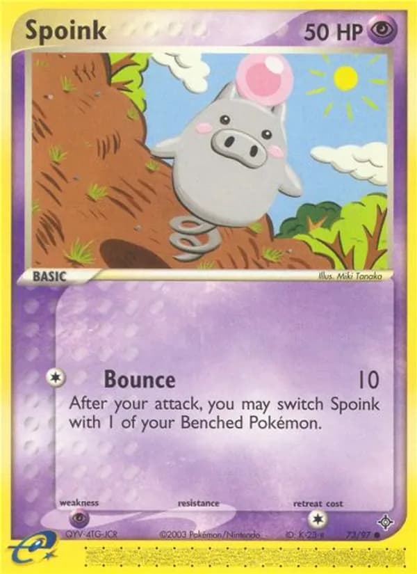 Spoink — Dragon, Common