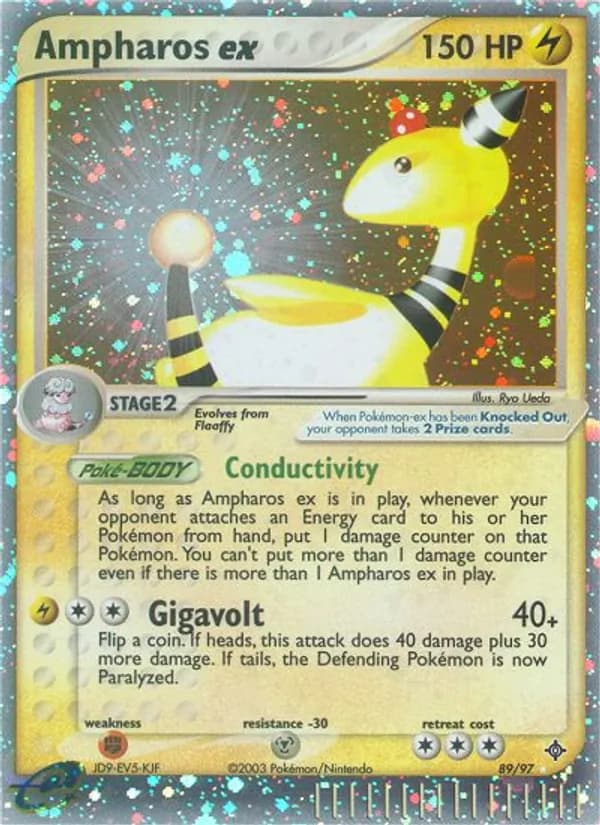 Ampharos ex — Dragon, Rare