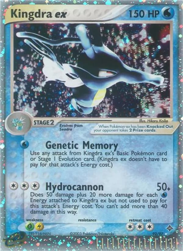 Kingdra ex — Dragon, Rare