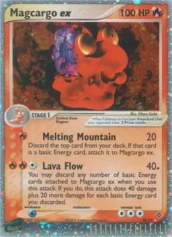 Magcargo ex — Dragon — Rare