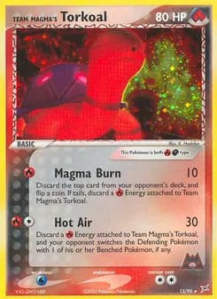 Team Magma's Torkoal — Team Magma vs Team Aqua — Rare