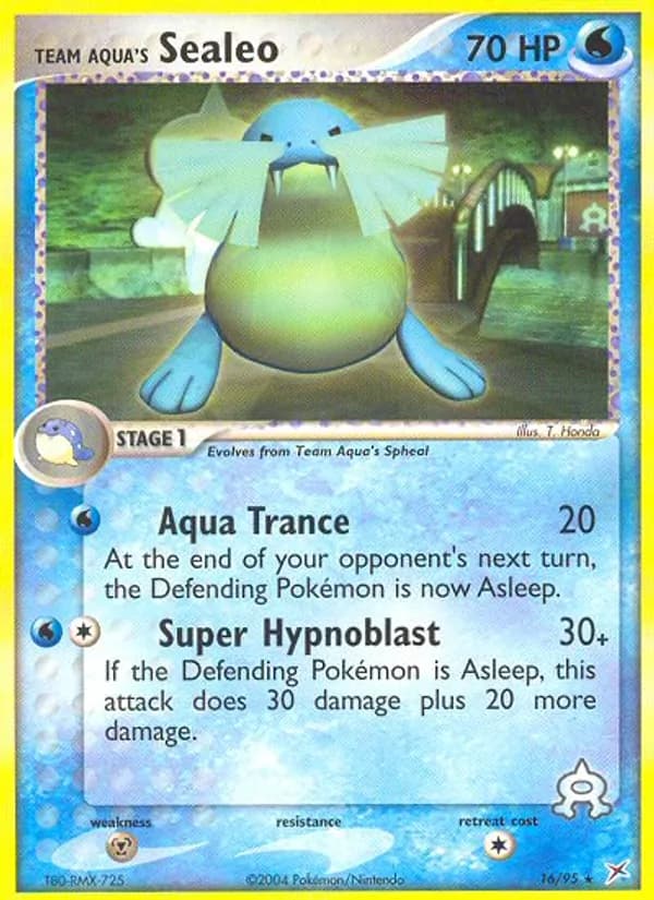 Team Aqua's Sealeo — Team Magma vs Team Aqua, Rare