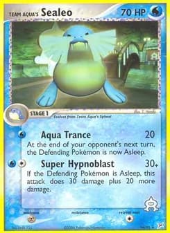 Team Aqua's Sealeo — Team Magma vs Team Aqua — Rare