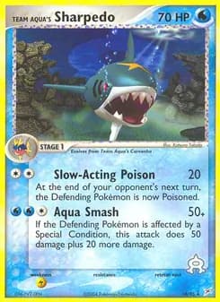 Team Aqua's Sharpedo — Team Magma vs Team Aqua — Rare