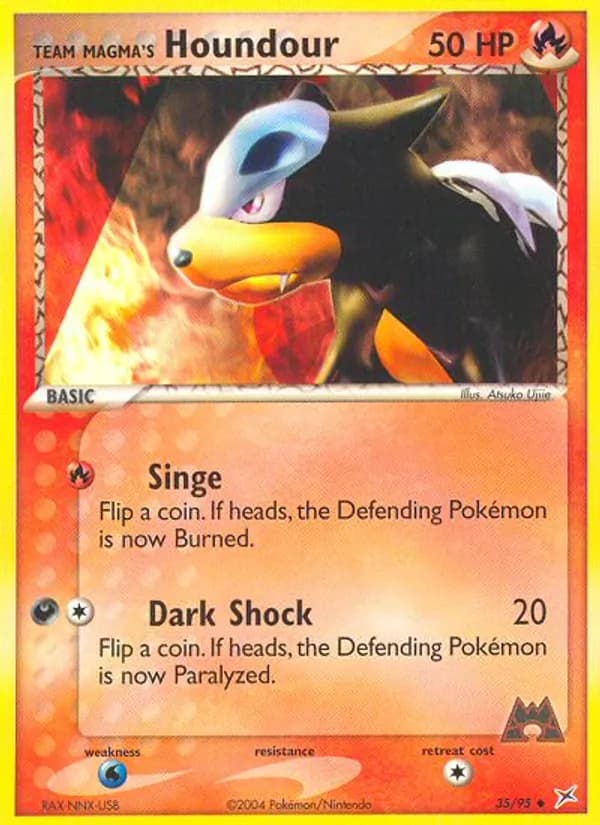 Team Magma's Houndour — Team Magma vs Team Aqua, Uncommon