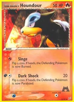 Team Magma's Houndour — Team Magma vs Team Aqua — Uncommon