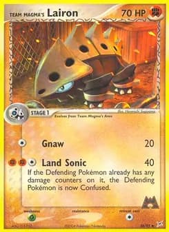 Team Magma's Lairon — Team Magma vs Team Aqua — Uncommon