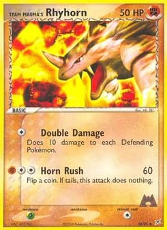 Team Magma's Rhyhorn — Team Magma vs Team Aqua — Uncommon