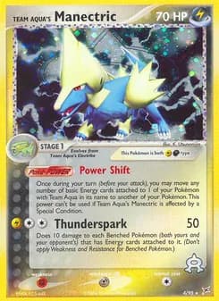 Team Aqua's Manectric — Team Magma vs Team Aqua — Rare