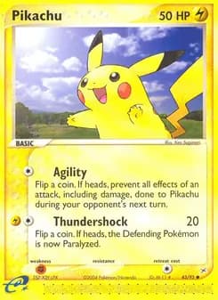 Pikachu — Team Magma vs Team Aqua — Common