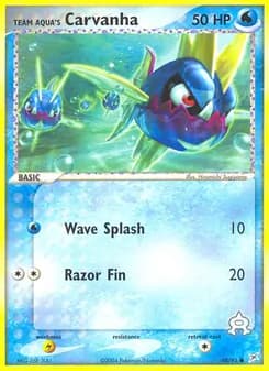 Team Aqua's Carvanha — Team Magma vs Team Aqua — Common