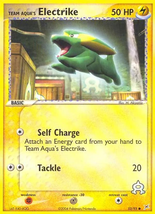 Team Aqua's Electrike — Team Magma vs Team Aqua, Common