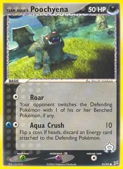 Team Aqua's Poochyena — Team Magma vs Team Aqua — Common