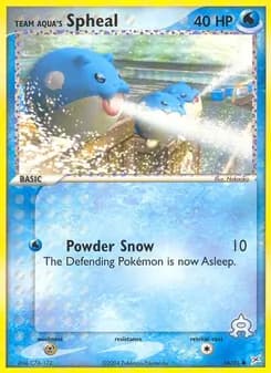 Team Aqua's Spheal — Team Magma vs Team Aqua — Common