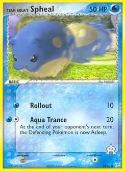 Team Aqua's Spheal — Team Magma vs Team Aqua — Common