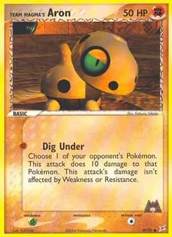 Team Magma's Aron — Team Magma vs Team Aqua — Common