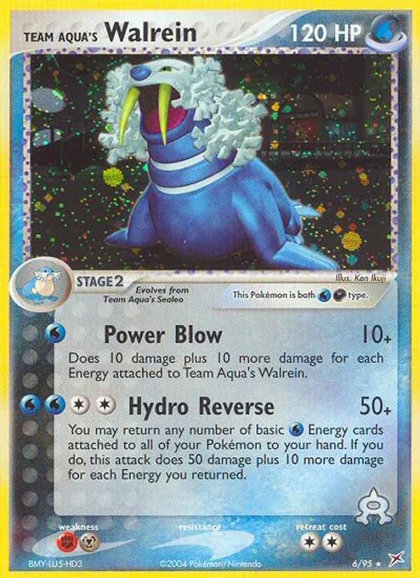 Team Aqua's Walrein — Team Magma vs Team Aqua, Rare