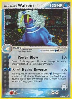 Team Aqua's Walrein — Team Magma vs Team Aqua — Rare