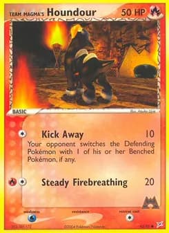 Team Magma's Houndour — Team Magma vs Team Aqua — Common